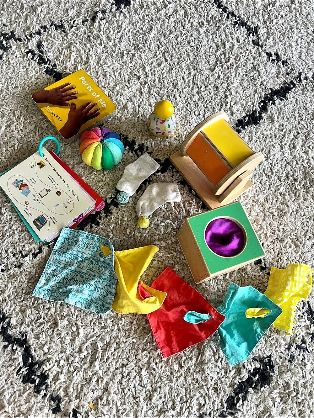 Lovevery The Senser 5-6 Months Play Kit Baby Learning Toy Set
